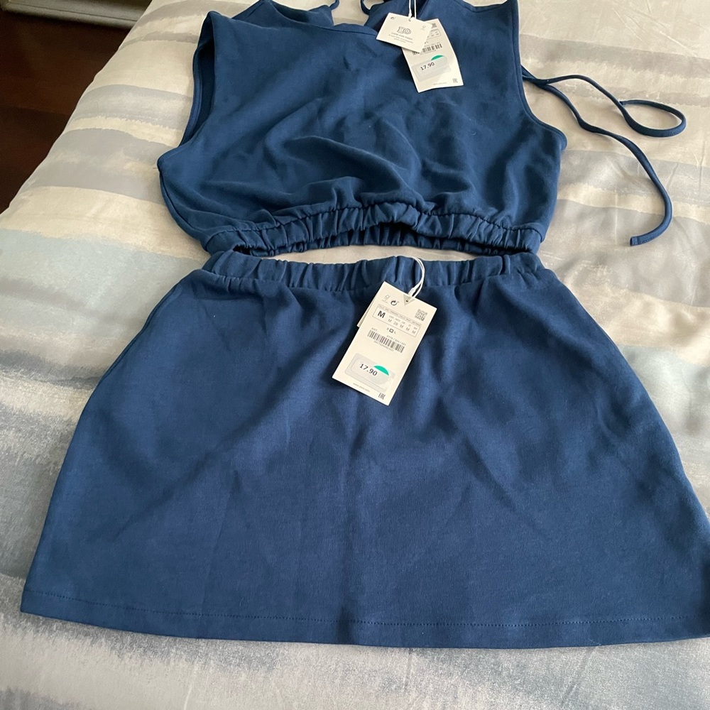 Two piece sporty skirt & top